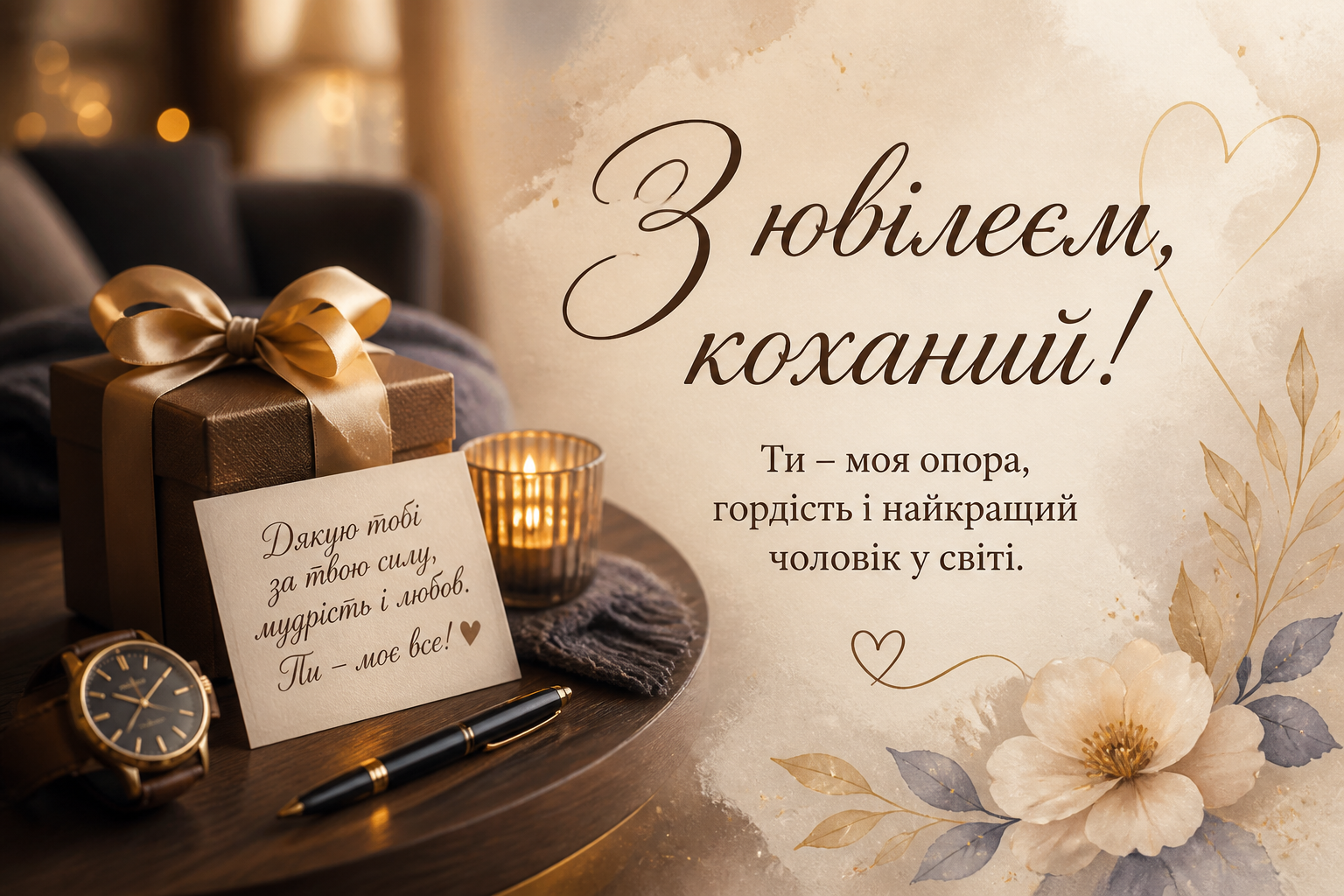 Від дружини — з любов'ю і теплом