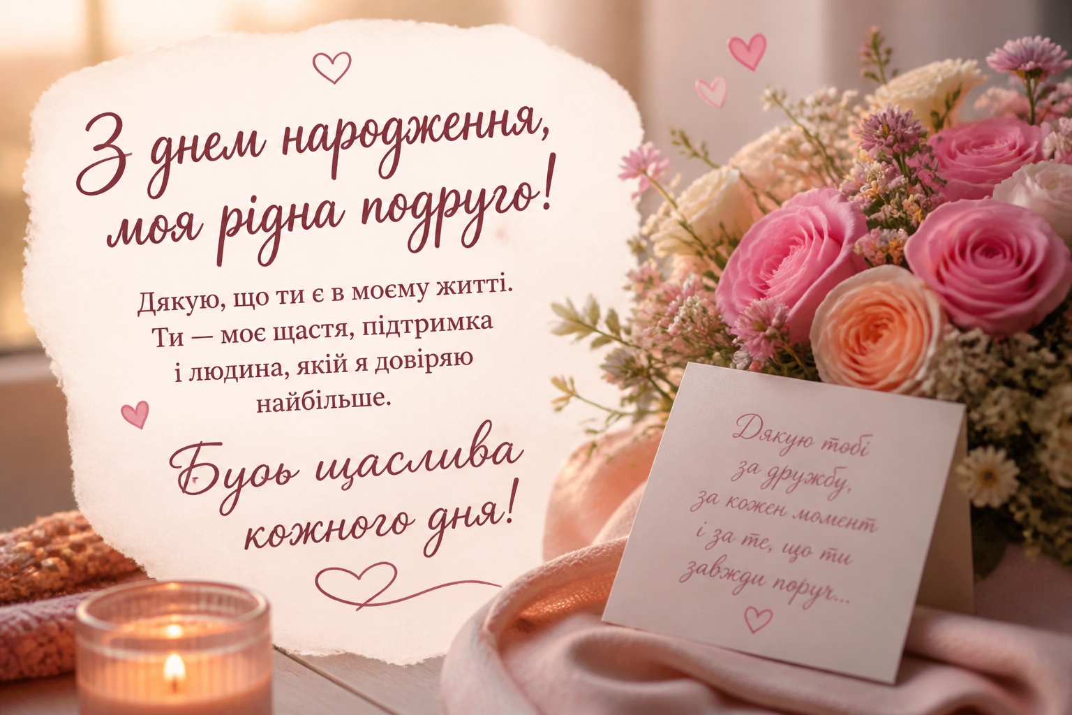 Зі сльозами на очах — дуже зворушливі привітання