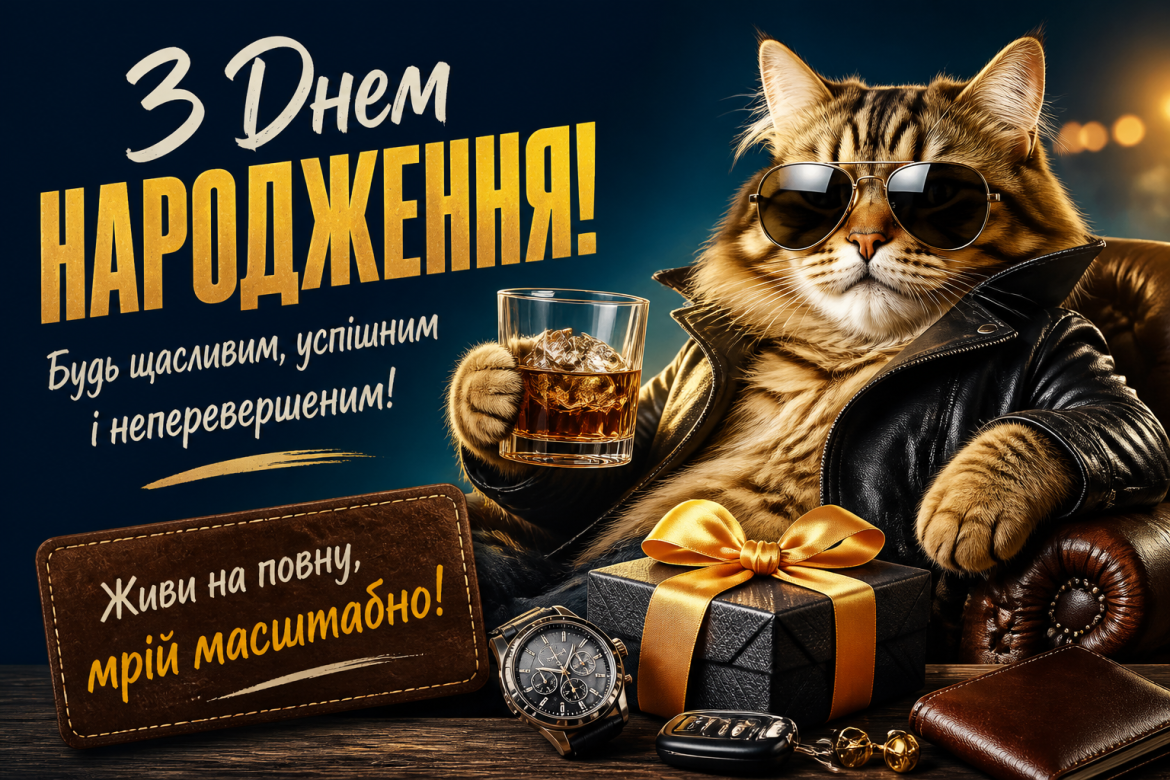 Прикольні картинки з днем народження для чоловіка: веселі підписи, жарти та побажання